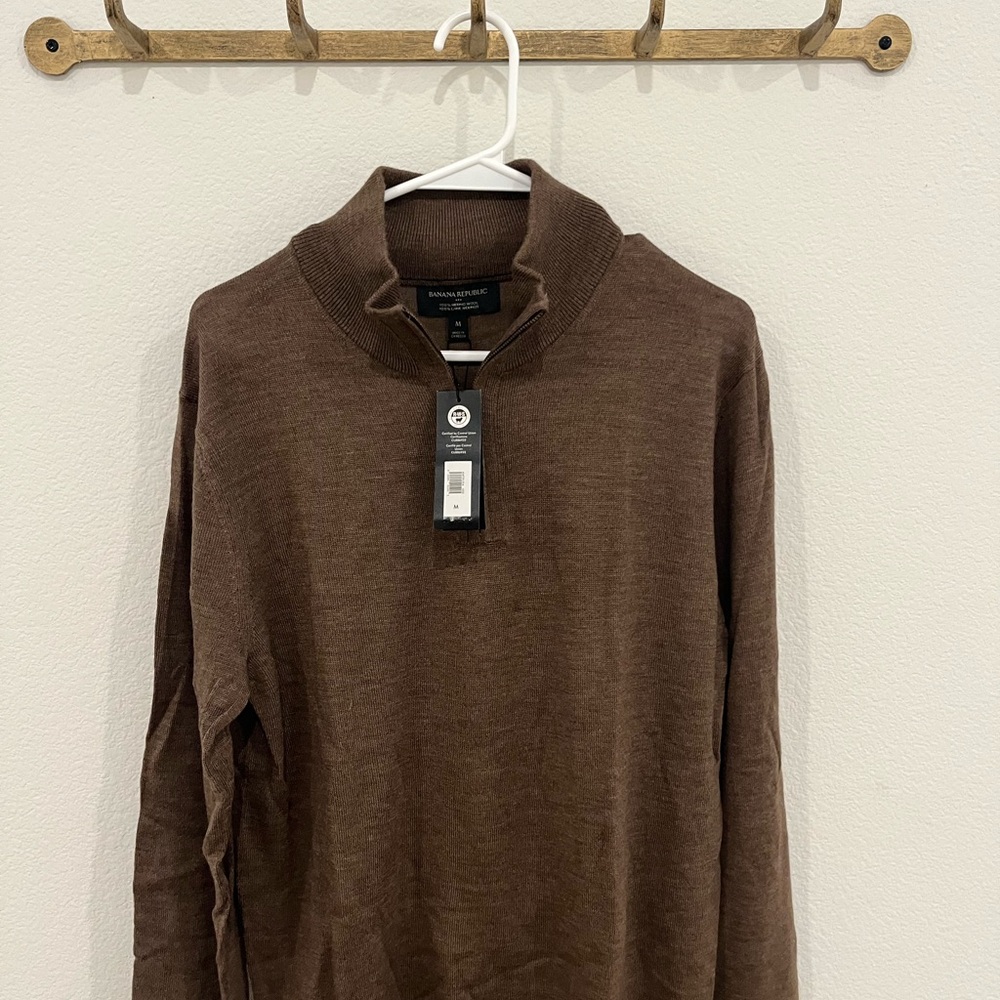 Banana Republic Taupe Wool Sweater